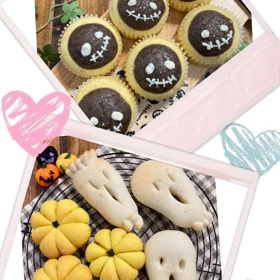 ハロウィン★ カボチャパンとオバケパン&ハロウィン蒸しパンレッスン