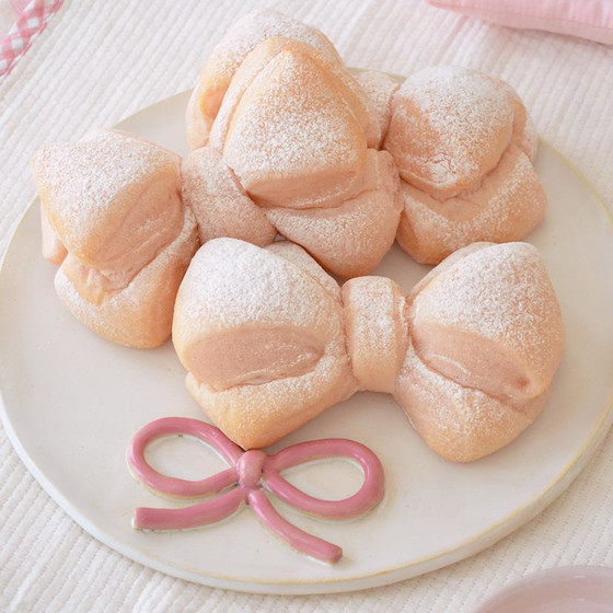 もこもこリボンパン