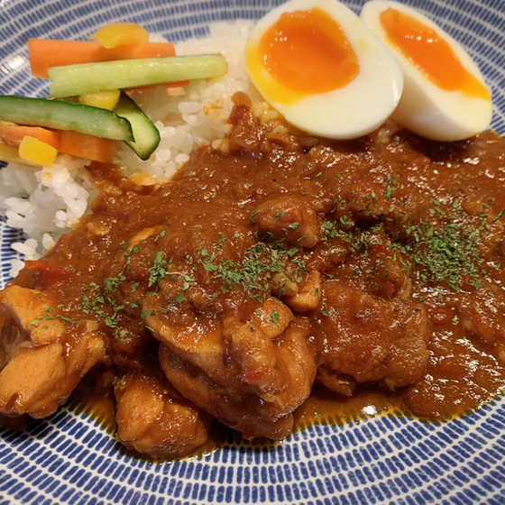 【オンライン】本格チキンスパイスカレーとピクルスレッスン！