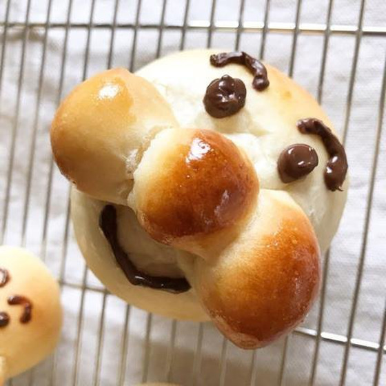 《おひさまパンの会》初めてのパン作り♪アンパンマンの会