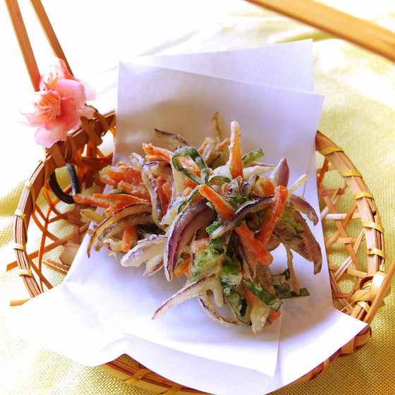 玉葱のかき揚げ