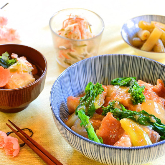 旬魚のこっくり煮&ふき煮、切干大根のサッパリ常備菜、全5品
