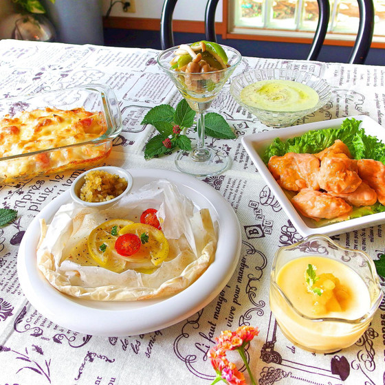 今年の夏は涼しく調理! 電子レンジでフルコース♪