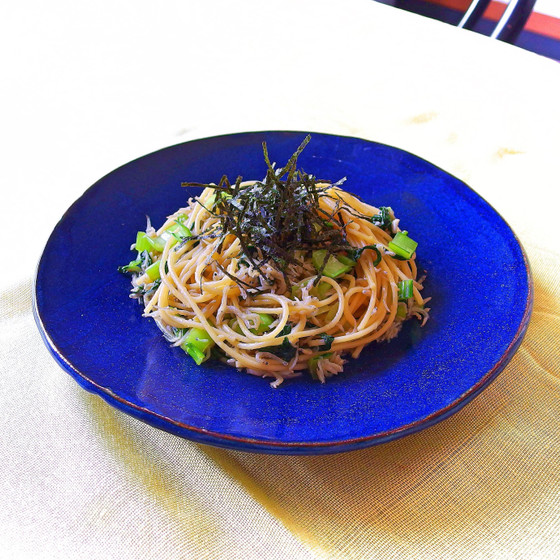 柚子胡椒とシラスのパスタ