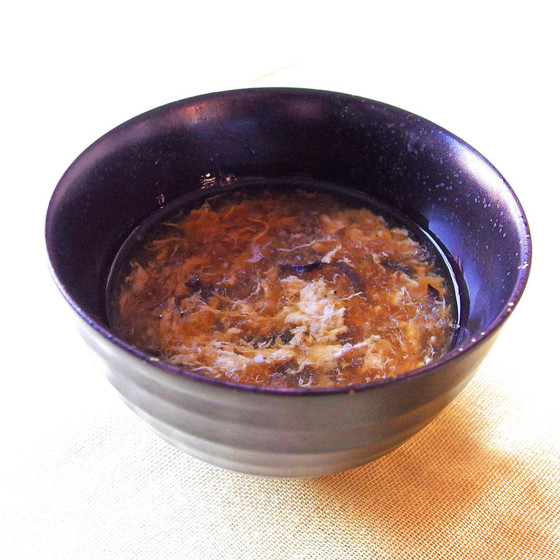 木耳と卵のスープ
