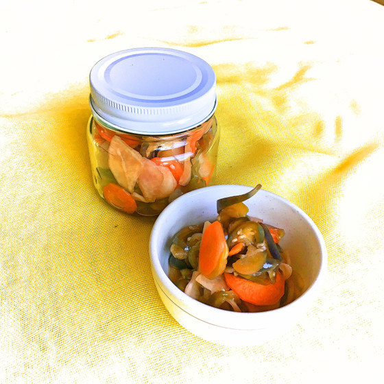 季節野菜の福神漬け
※おみやげ