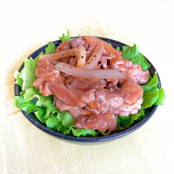 黒酢のコク旨さっぱり豚丼