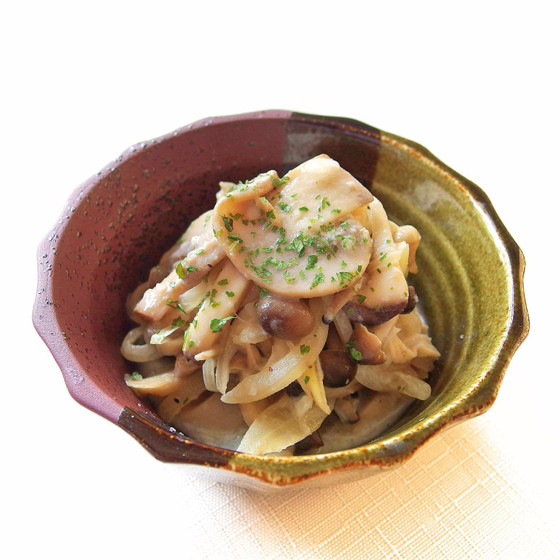 3種のきのこのクリーム煮
