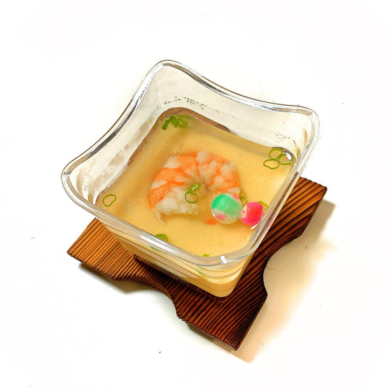 海老の冷製茶碗蒸し