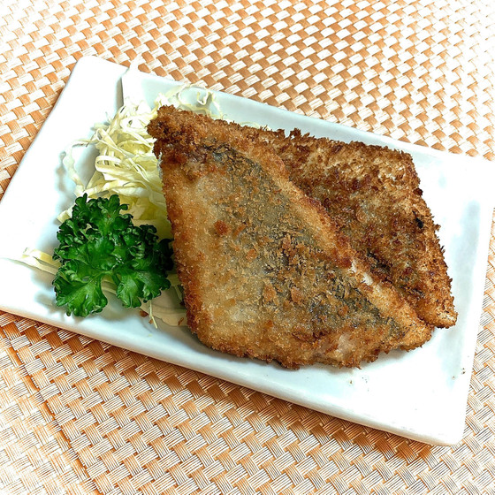 海鮮丼に入りきらない分でフライ