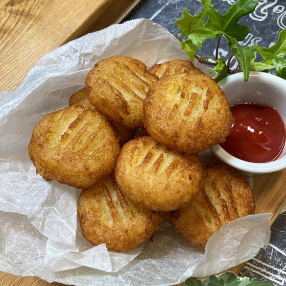 モチモチ食感バブルポテト