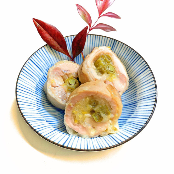 柚子塩麴の簡単チキンロール