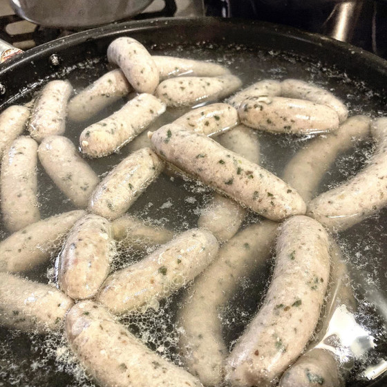 ボイルしているところ