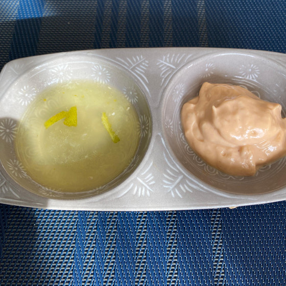 自家製塩ポン酢とトマト麹の発酵マヨネーズ
