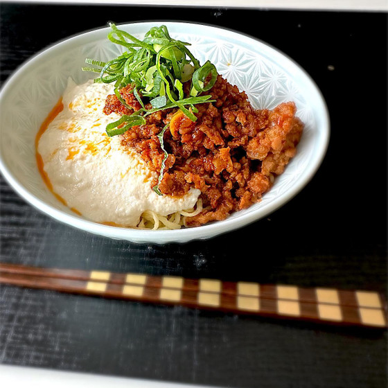 糖質ゼロ麺の豆腐担々麺