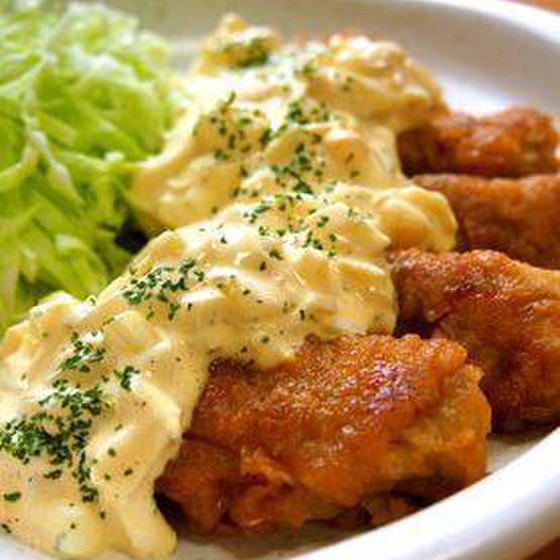 【基本Lesson】ボリュームたっぷりチキン南蛮定食★