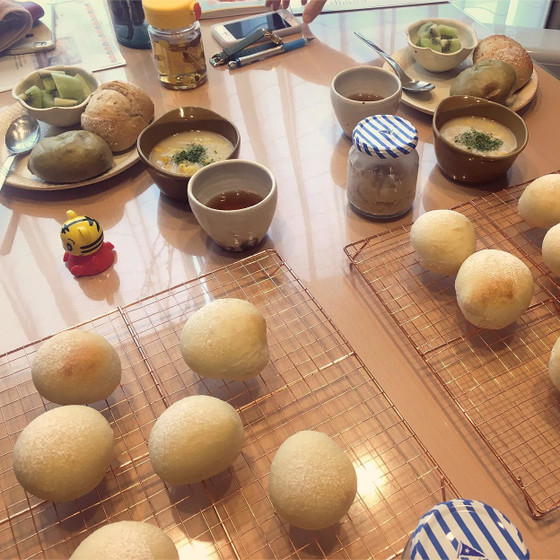 白パン&スノーボールクッキー作り♪♪