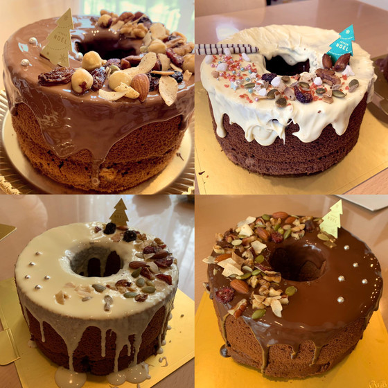 🎄チョコシフォンにデコレーション🎄