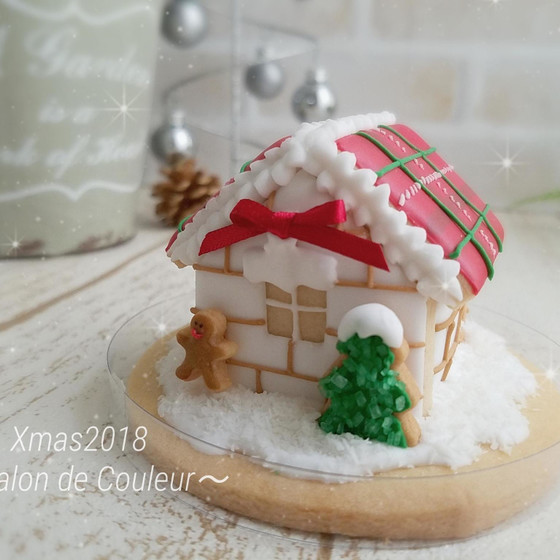 クリスマスレッスン。ヘクセンハウス作り