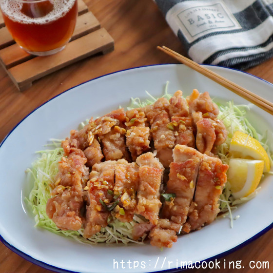 ≪オンライン≫ザクザク油淋鶏と酸辣湯、自家製中華スープ！