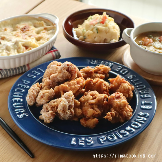 【オンライン】人気メニューを美味しく作る！唐揚げ＆グラタン【無添加】