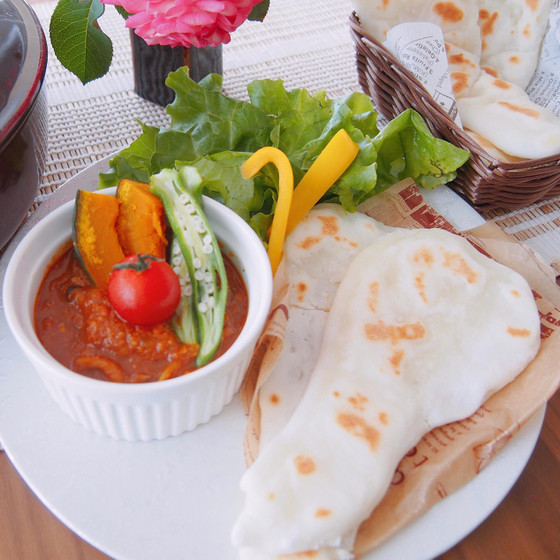 ★夏休み親子レッスン★ルウ不使用ベジカレー＆米粉ナン