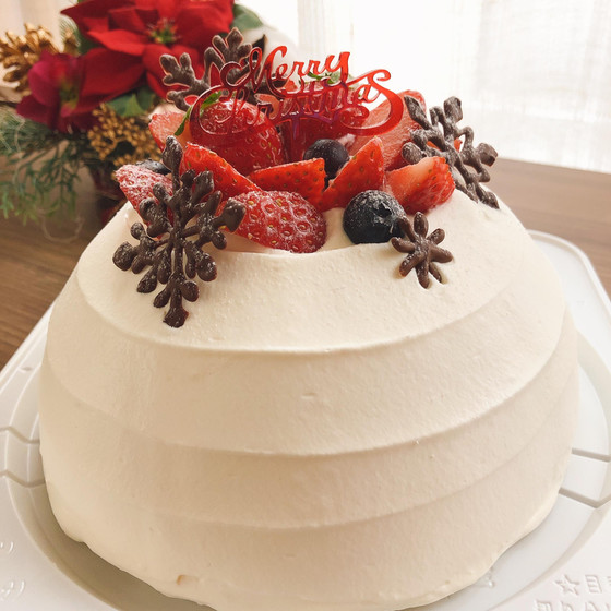 クリスマスのドームケーキ
