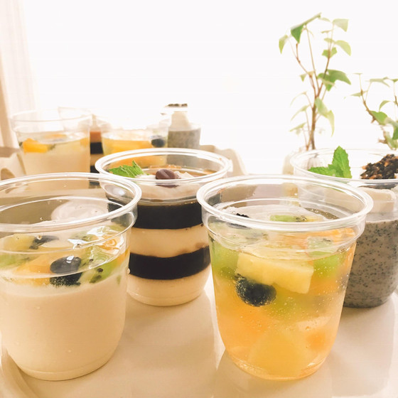 冷やして美味しい！４種のゼリー