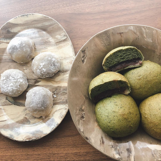 大福パン＆よもぎパン　☆☆☆