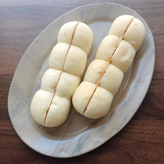 ピーナッツちぎりパン　☆☆