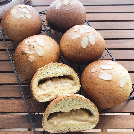レンジでミルクティークリームも作ります✨