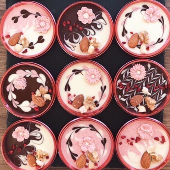 クーベルチュールチョコレートで作ります✨