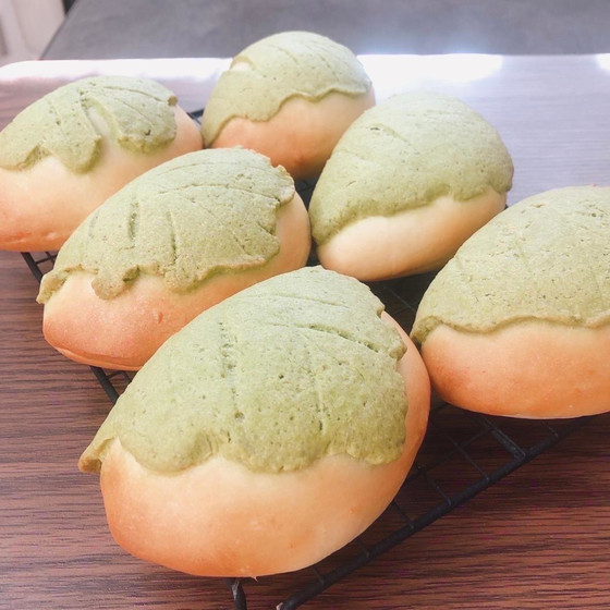 かしわもちパン
こしあんと抹茶クッキー✨