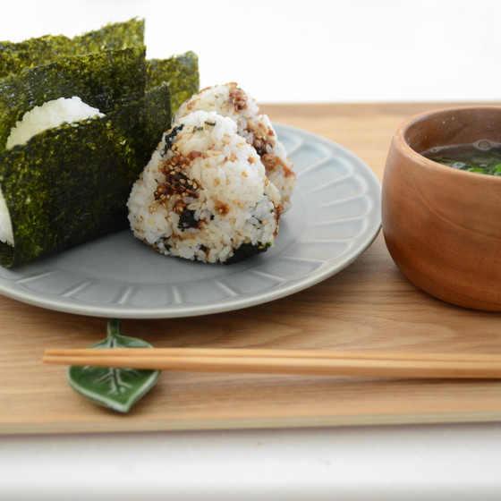 オンライン体験レッスン  自家製ふりかけのおにぎりとお出汁