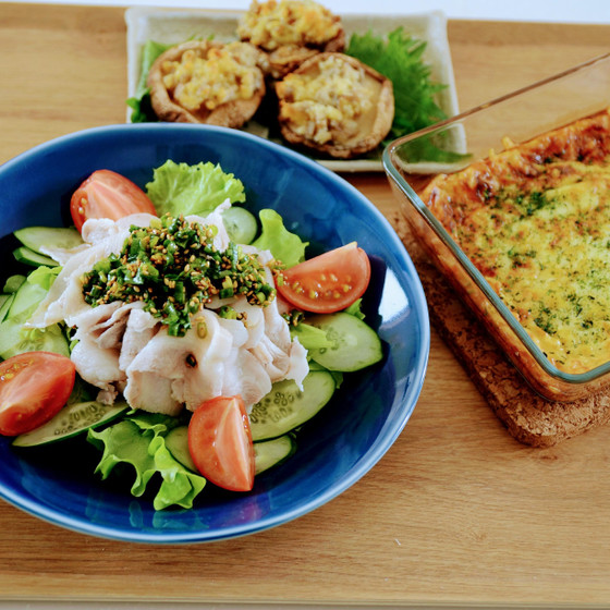 30分で3品完成！豚しゃぶネギダレがけレッスン！