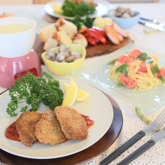 チーズ好きさん集まれ～！カツレツレッスン！　