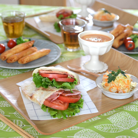 春の行楽弁当の定番に！ピタパンサンドレッスン！