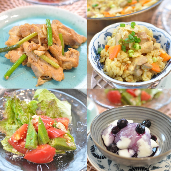 【8月】中華＆炊き込みご飯レッスン