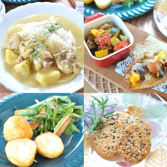 クリーミーチキンカレーと夏野菜たっぷり副菜レッスン