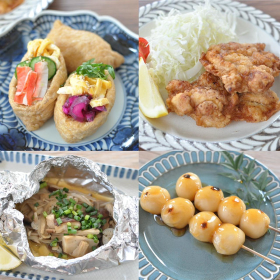 カラフルいなり寿司とザクザクチキンレッスン