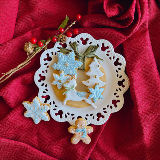 【期間限定】3時間で完成🌟お好きな色でクリスマスリースクッキー