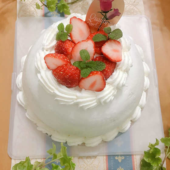 イチゴのドームケーキY
