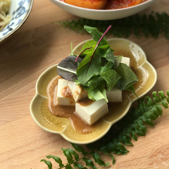 豆腐と野菜のサラダ