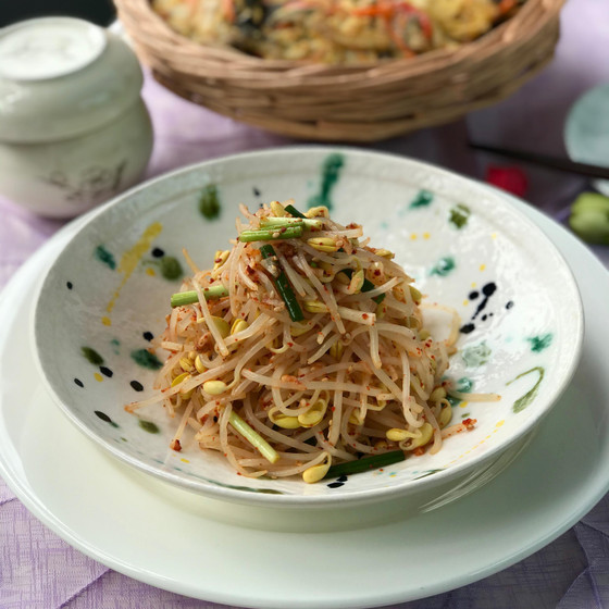 辛い大豆もやしナムル