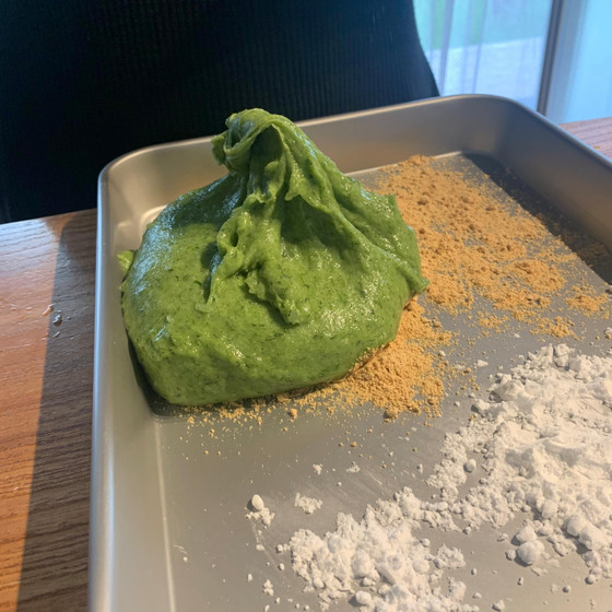 熱々のお持ちの出来上がり