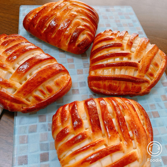 カスタードアップルぱんorアップルリング＆おまけパン