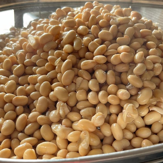 有機栽培大豆に玄米麹で