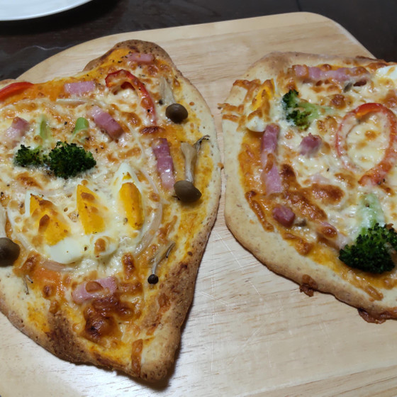 親子deピザ作りワークショップ