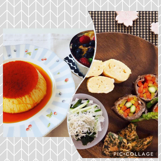 よくばり(料理基礎Aと5月のお菓子)