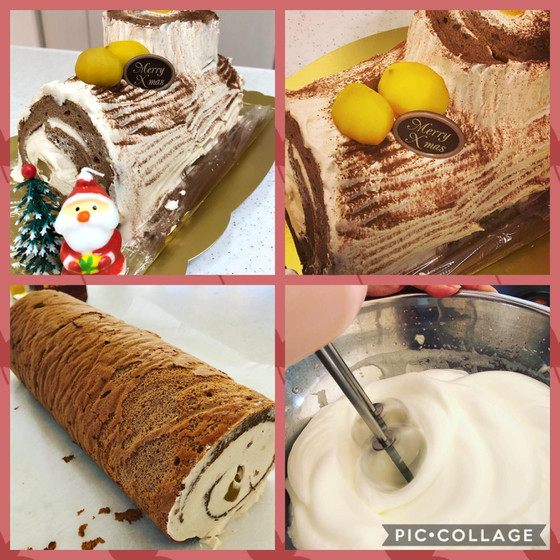 クリスマスケーキ🎅ブッシュドノエル